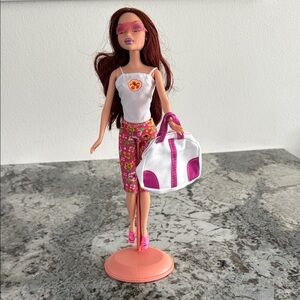 My Scene Barbie Chelsea Fashion Doll with Floral Pants and Accessories